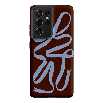 Mocha Ribbon Printed Phone Cases Samsung Galaxy S21 Ultra / Armoured by Jasmine Dowling - The Dairy