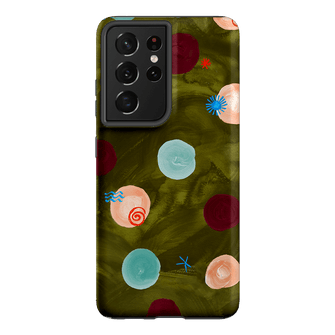 Olive Spot Printed Phone Cases Samsung Galaxy S21 Ultra / Armoured by Charlie Taylor - The Dairy