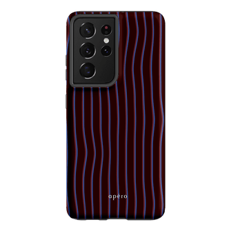 Panama Burgundy Printed Phone Cases Samsung Galaxy S21 Ultra / Armoured by Apero - The Dairy