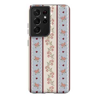 Pastel Stripe Printed Phone Cases Samsung Galaxy S21 Ultra / Armoured by Kasiags Art - The Dairy
