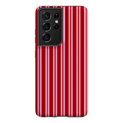 Punch Stripes Printed Phone Cases Samsung Galaxy S21 Ultra / Armoured by The Dairy - The Dairy