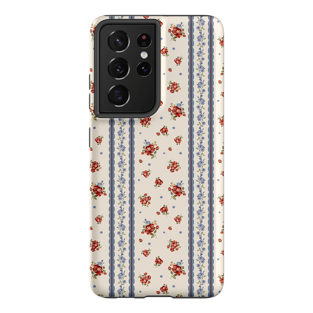 Rose Stripe Printed Phone Cases Samsung Galaxy S21 Ultra / Armoured by Kasiags Art - The Dairy
