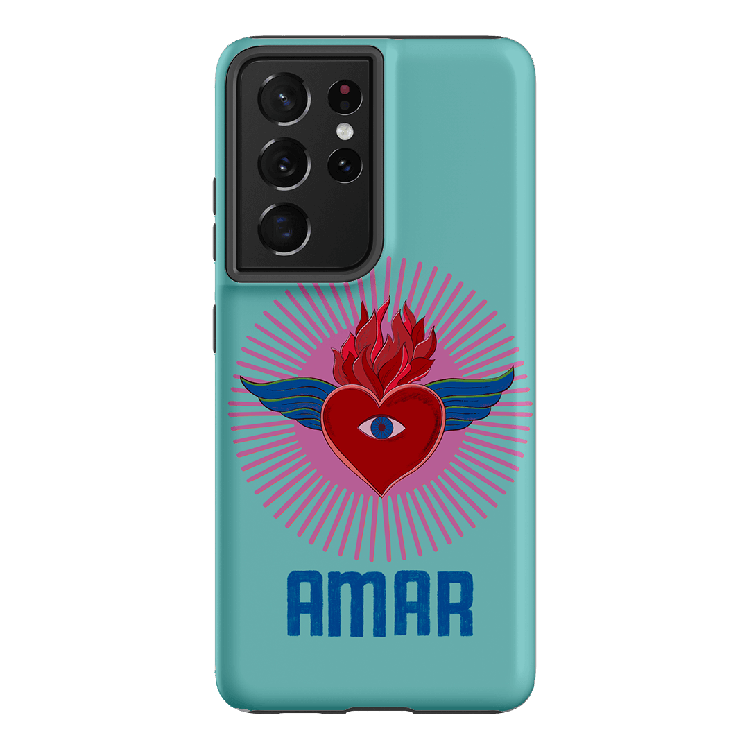 Sacred Heart Printed Phone Cases Samsung Galaxy S21 Ultra / Armoured by Fenton & Fenton - The Dairy