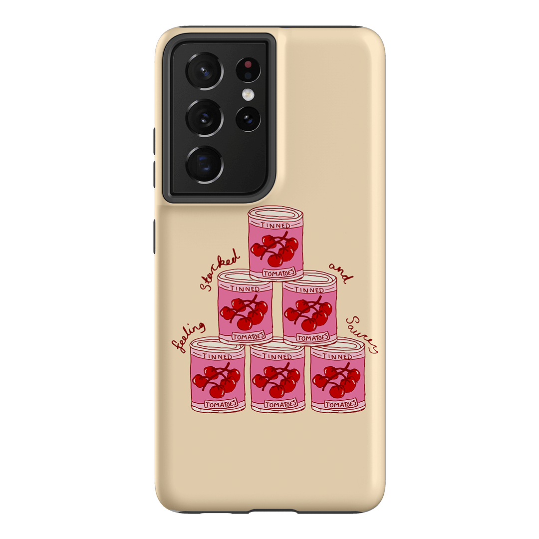 Saucy Supper Printed Phone Cases Samsung Galaxy S21 Ultra / Armoured by The Dairy - The Dairy