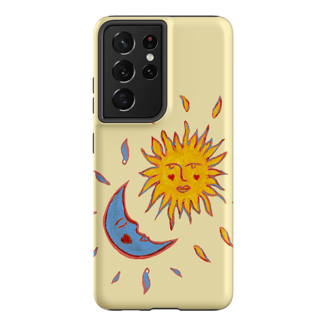 Sun & Moon Yellow Printed Phone Cases Samsung Galaxy S21 Ultra / Armoured by BG. Studio - The Dairy