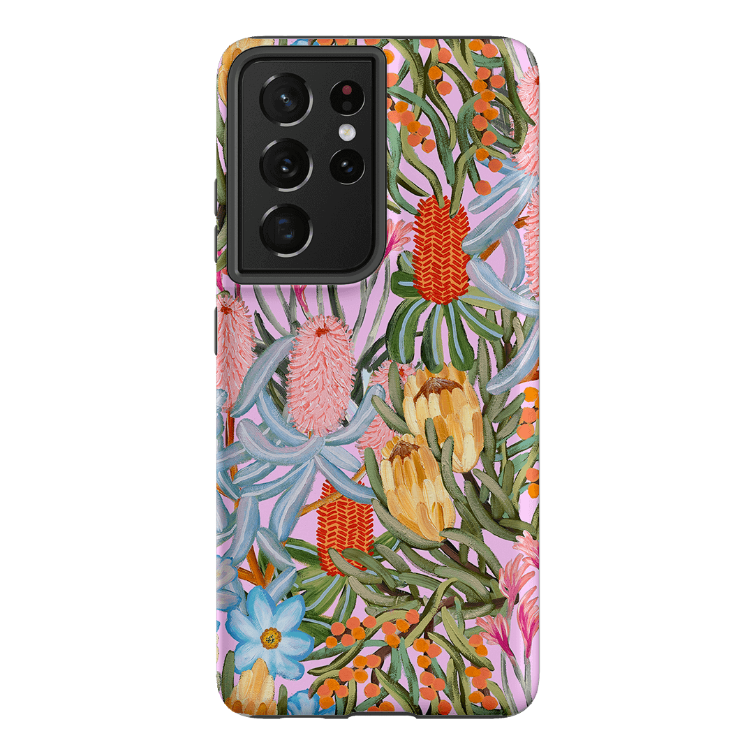 Floral Sorbet Printed Phone Cases Samsung Galaxy S21 Ultra / Armoured by Amy Gibbs - The Dairy