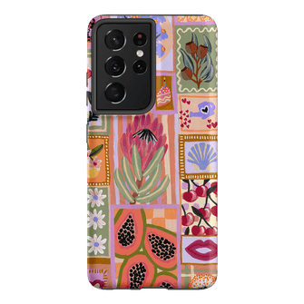 Summer Postcards Printed Phone Cases Samsung Galaxy S21 Ultra / Armoured by Amy Gibbs - The Dairy