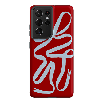 Cottage Ribbon Printed Phone Cases Samsung Galaxy S21 Ultra / Armoured by Jasmine Dowling - The Dairy