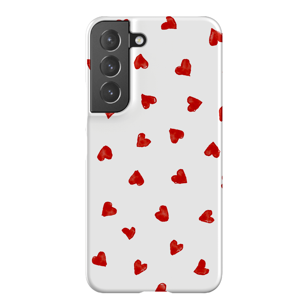 Love Hearts Printed Phone Cases Samsung Galaxy S22 / Snap by Oak Meadow - The Dairy