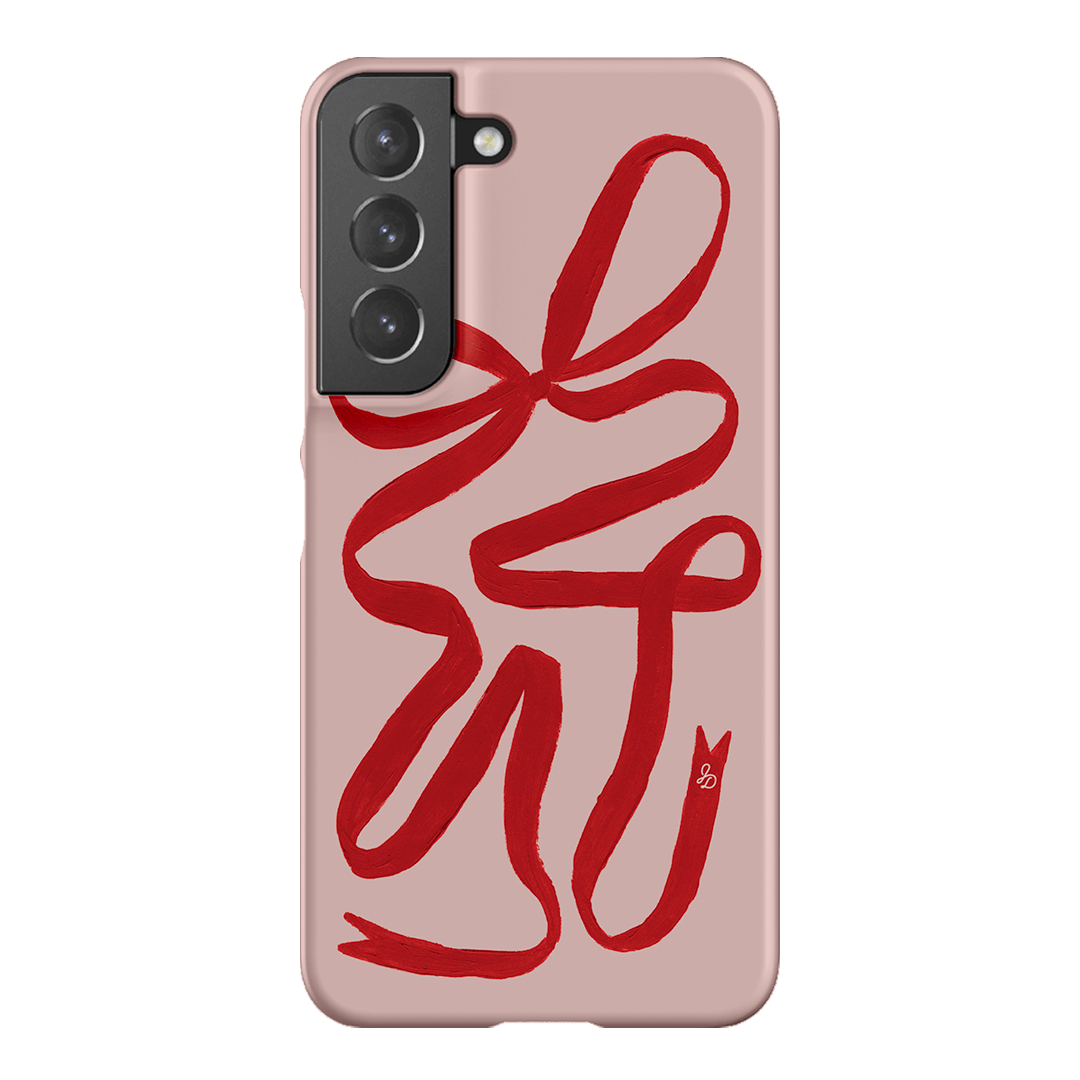 Valentine Ribbon Printed Phone Cases Samsung Galaxy S22 / Snap by Jasmine Dowling - The Dairy