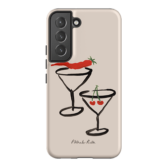 Chili Cherry Printed Phone Cases Samsung Galaxy S22 / Armoured by Phthalo Ruth - The Dairy