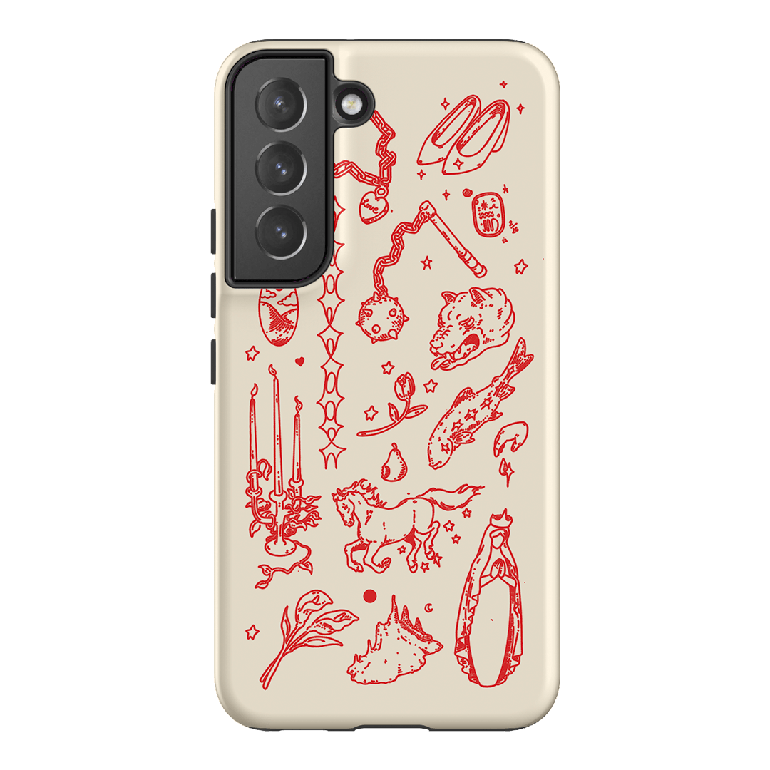 Dreamcore Cream Printed Phone Cases Samsung Galaxy S22 / Armoured by Easty Beasty - The Dairy