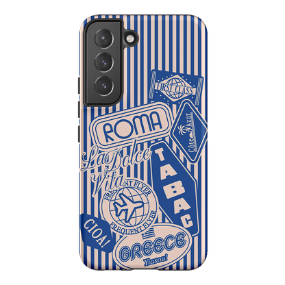 Frequent Flyer Printed Phone Cases Samsung Galaxy S22 / Armoured by The Dairy - The Dairy