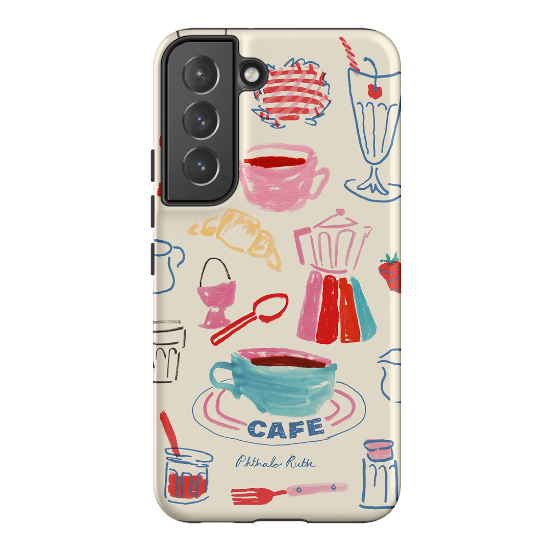 Home Cafe Printed Phone Cases Samsung Galaxy S22 / Armoured by Phthalo Ruth - The Dairy