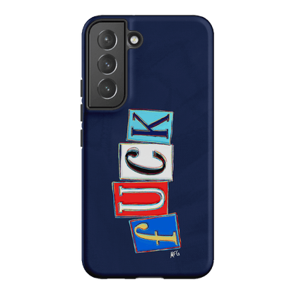 Lil Fcks Blue Printed Phone Cases Samsung Galaxy S22 / Armoured by Margarbs Art - The Dairy