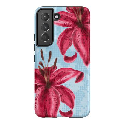 Lillies Printed Phone Cases Samsung Galaxy S22 / Armoured by Sally Hungerford - The Dairy