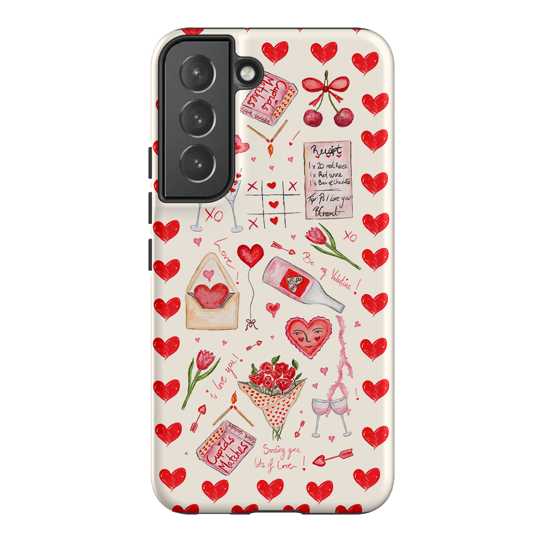 Love Note Printed Phone Cases Samsung Galaxy S22 / Armoured by BG. Studio - The Dairy