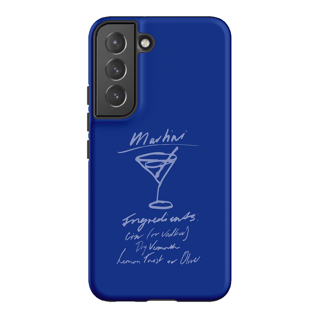 Martini Mood Blue Printed Phone Cases Samsung Galaxy S22 / Armoured by The Dairy - The Dairy