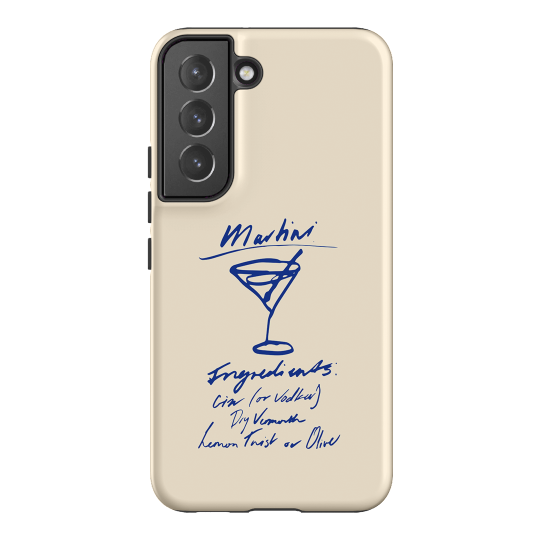 Martini Mood Cream Printed Phone Cases Samsung Galaxy S22 / Armoured by The Dairy - The Dairy