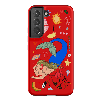 Mermaid Salad Scarlet Printed Phone Cases Samsung Galaxy S22 / Armoured by Easty Beasty - The Dairy