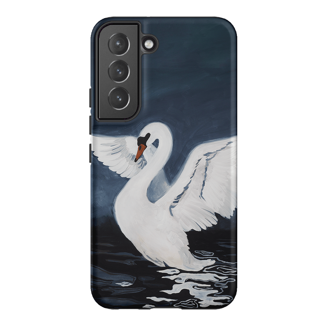 Midnight Swan Printed Phone Cases Samsung Galaxy S22 / Armoured by Lisa Hu - The Dairy