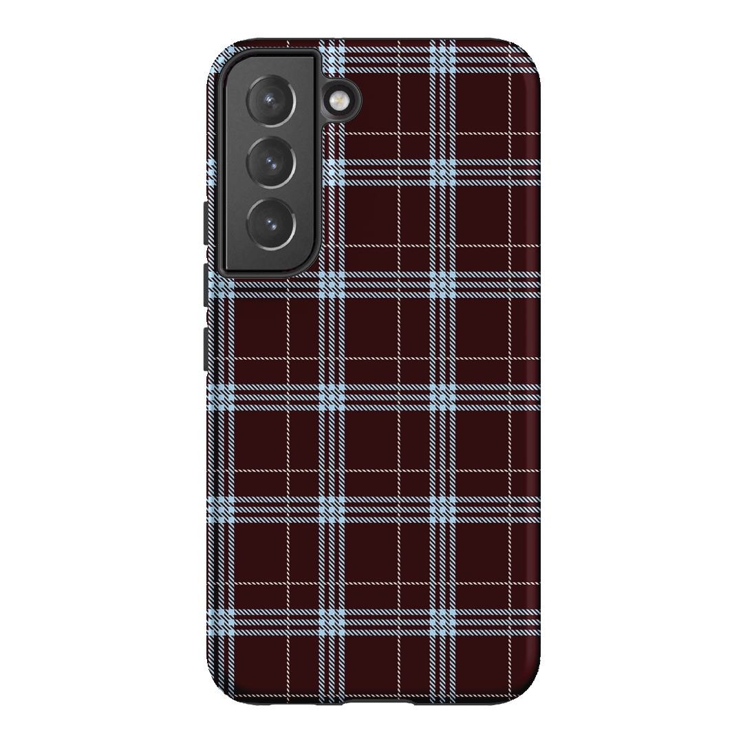 Mocha Plaid Printed Phone Cases Samsung Galaxy S22 / Armoured by The Dairy - The Dairy