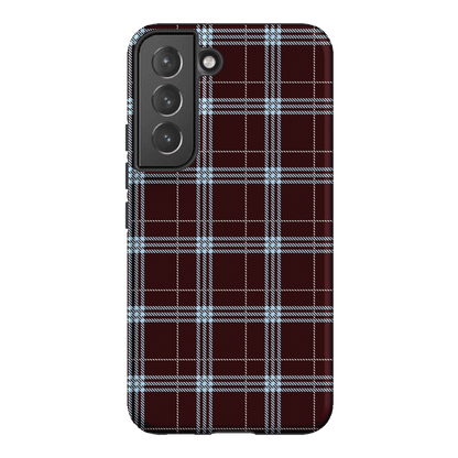 Mocha Plaid Printed Phone Cases Samsung Galaxy S22 / Armoured by The Dairy - The Dairy