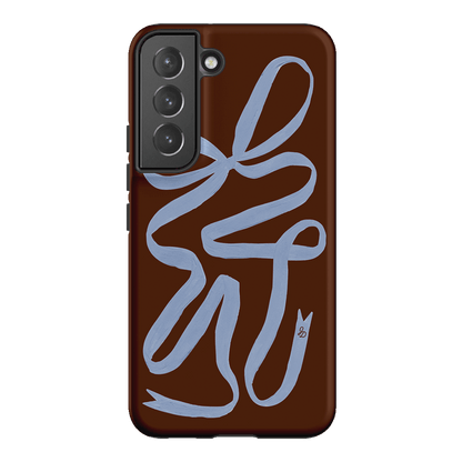 Mocha Ribbon Printed Phone Cases Samsung Galaxy S22 / Armoured by Jasmine Dowling - The Dairy