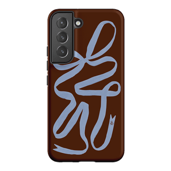 Mocha Ribbon Printed Phone Cases Samsung Galaxy S22 / Armoured by Jasmine Dowling - The Dairy