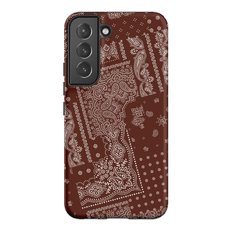 Paisley Cinnamon Printed Phone Cases Samsung Galaxy S22 / Armoured by The Dairy - The Dairy