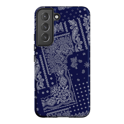 Paisley Indigo Printed Phone Cases Samsung Galaxy S22 / Armoured by The Dairy - The Dairy
