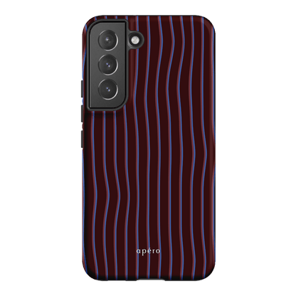 Panama Burgundy Printed Phone Cases Samsung Galaxy S22 / Armoured by Apero - The Dairy