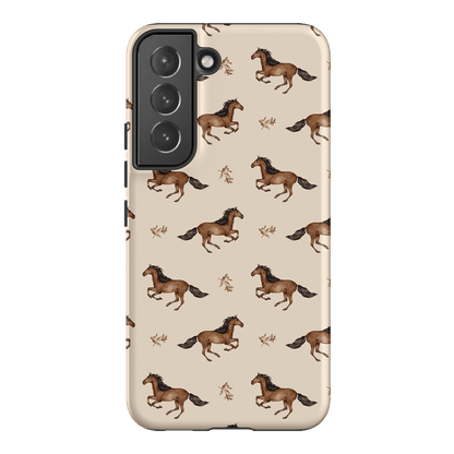 Running Horse Printed Phone Cases Samsung Galaxy S22 / Armoured by Kasiags Art - The Dairy