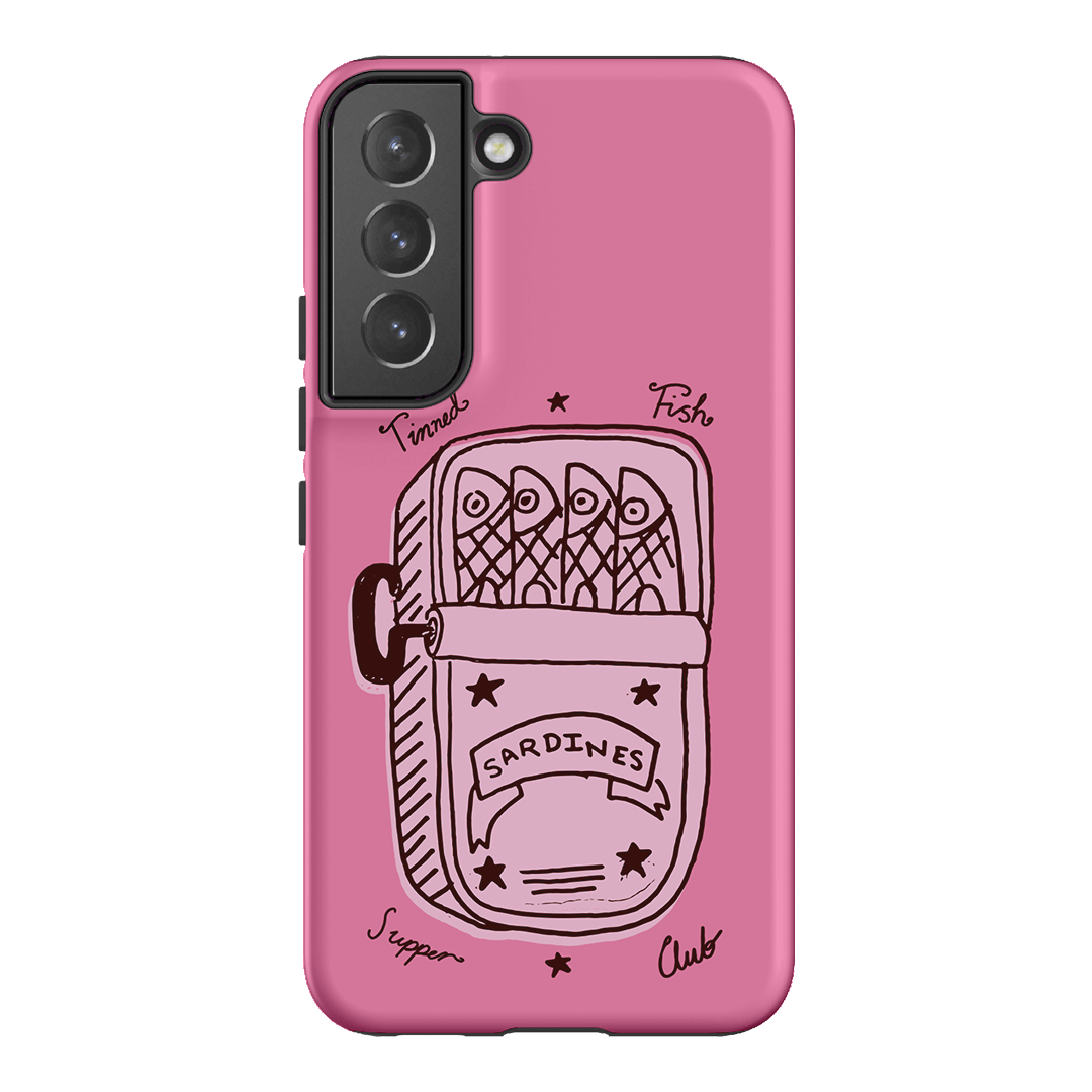 Sardine Social Pink Printed Phone Cases Samsung Galaxy S22 / Armoured by The Dairy - The Dairy