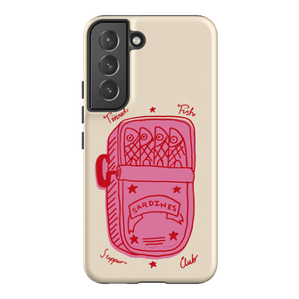 Sardine Social Red Printed Phone Cases Samsung Galaxy S22 / Armoured by The Dairy - The Dairy