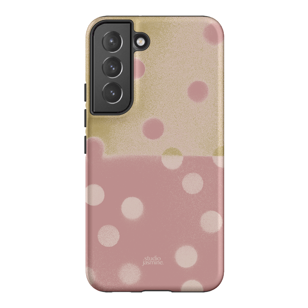 Strawberry Polka Dot Printed Phone Cases Samsung Galaxy S22 / Armoured by Jasmine Dowling - The Dairy
