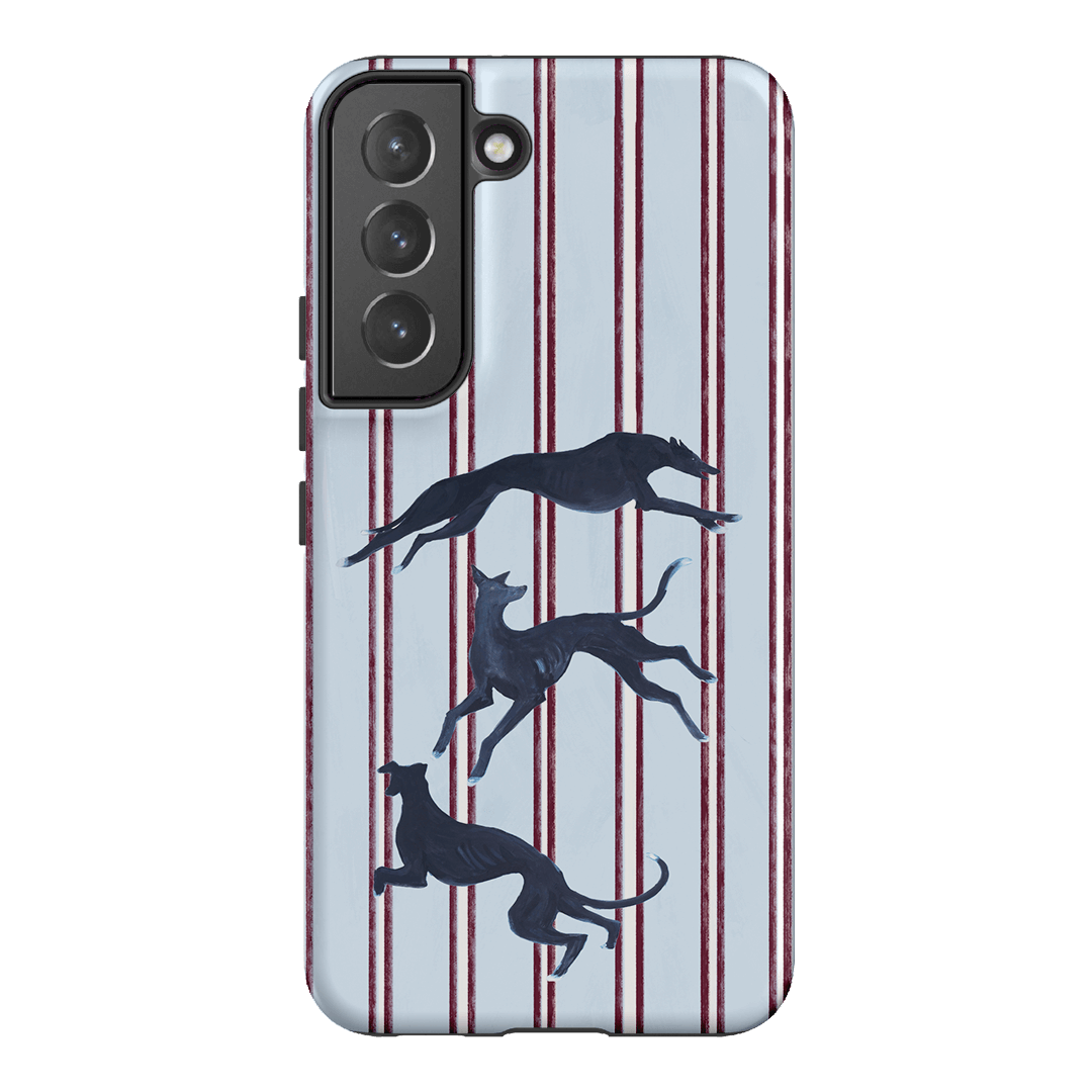 Stripey Hounds Printed Phone Cases Samsung Galaxy S22 / Armoured by Lisa Hu - The Dairy