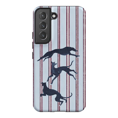 Stripey Hounds Printed Phone Cases Samsung Galaxy S22 / Armoured by Lisa Hu - The Dairy