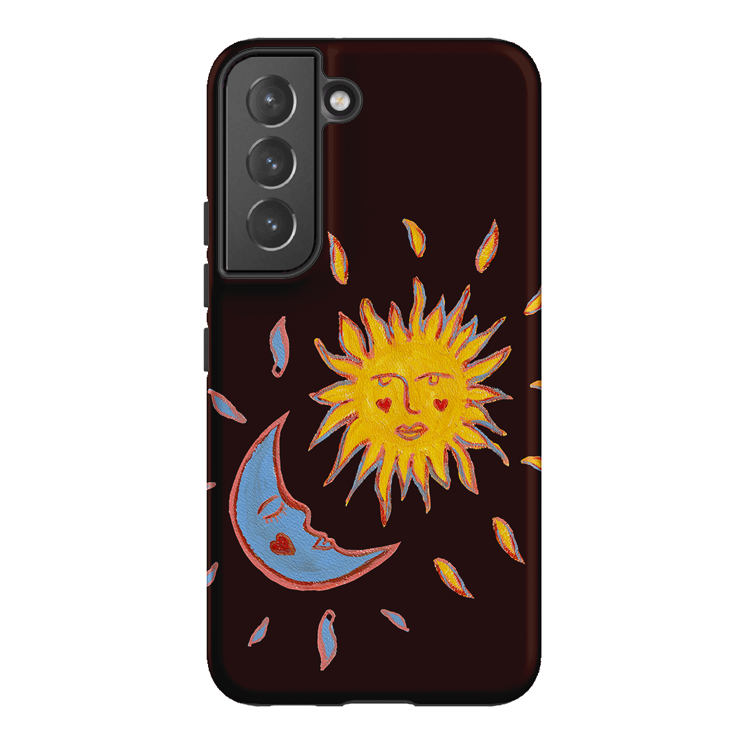 Sun & Moon Plum Printed Phone Cases Samsung Galaxy S22 / Armoured by BG. Studio - The Dairy