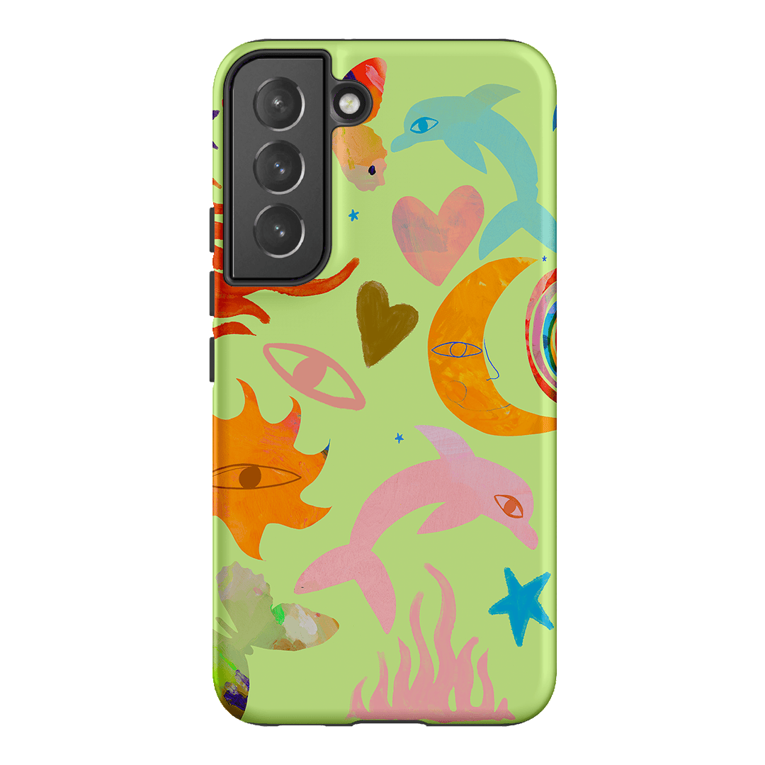 Tattoos Green Printed Phone Cases Samsung Galaxy S22 / Armoured by Kate Eliza - The Dairy