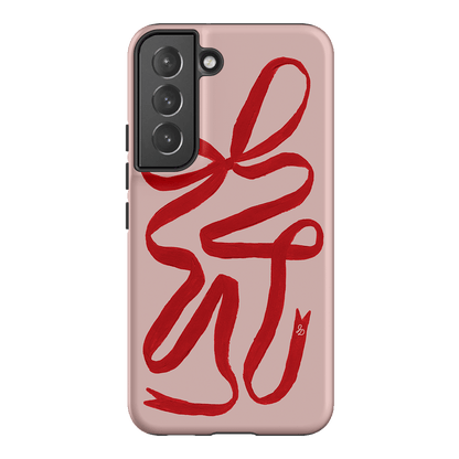Valentine Ribbon Printed Phone Cases Samsung Galaxy S22 / Armoured by Jasmine Dowling - The Dairy