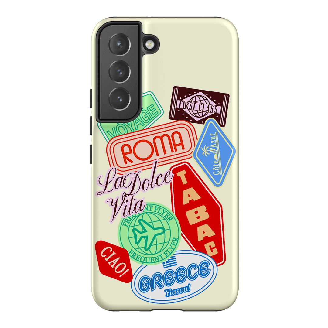 Well Travelled Printed Phone Cases Samsung Galaxy S22 / Armoured by The Dairy - The Dairy
