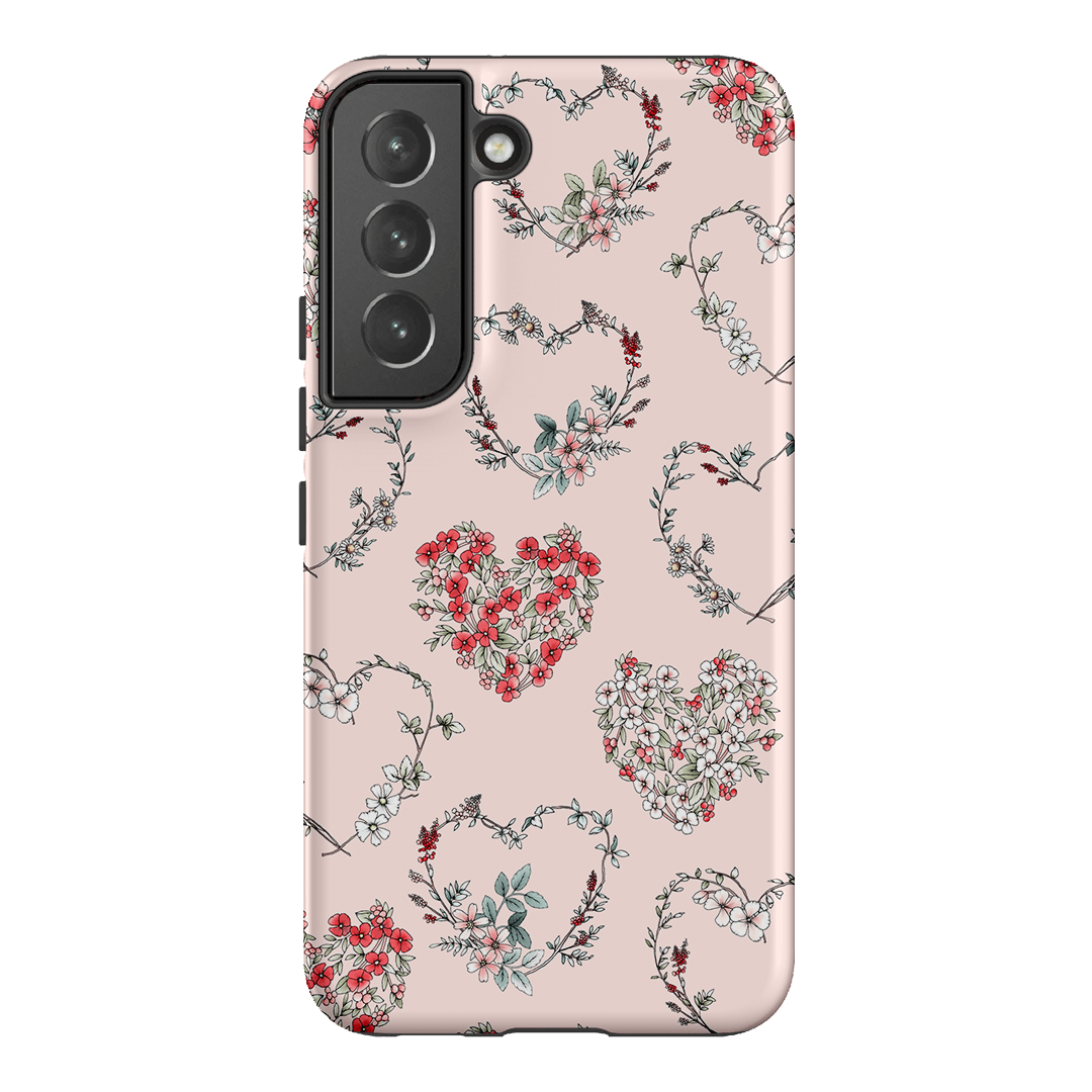 Wild Heart Wreath Printed Phone Cases Samsung Galaxy S22 / Armoured by Typoflora - The Dairy