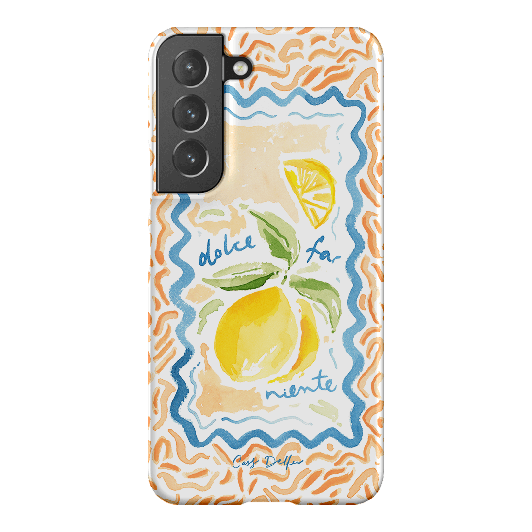 Dolce Far Niente Printed Phone Cases Samsung Galaxy S22 Plus / Snap by Cass Deller - The Dairy