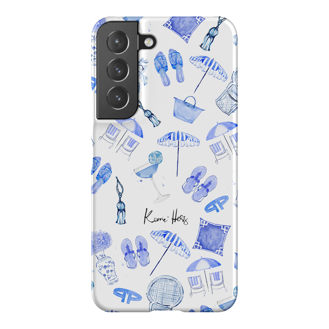 Santorini Printed Phone Cases Samsung Galaxy S22 Plus / Snap by Kerrie Hess - The Dairy
