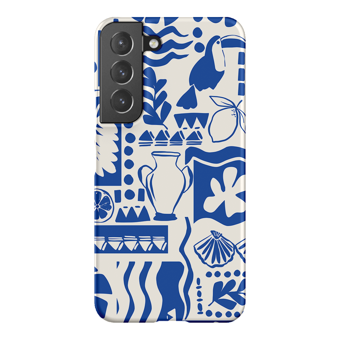 Toucan Blue Printed Phone Cases Samsung Galaxy S22 Plus / Snap by Charlie Taylor - The Dairy