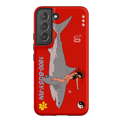 1800-Busy Rn in Red Printed Phone Cases Samsung Galaxy S22 Plus / Armoured by Easty Beasty - The Dairy
