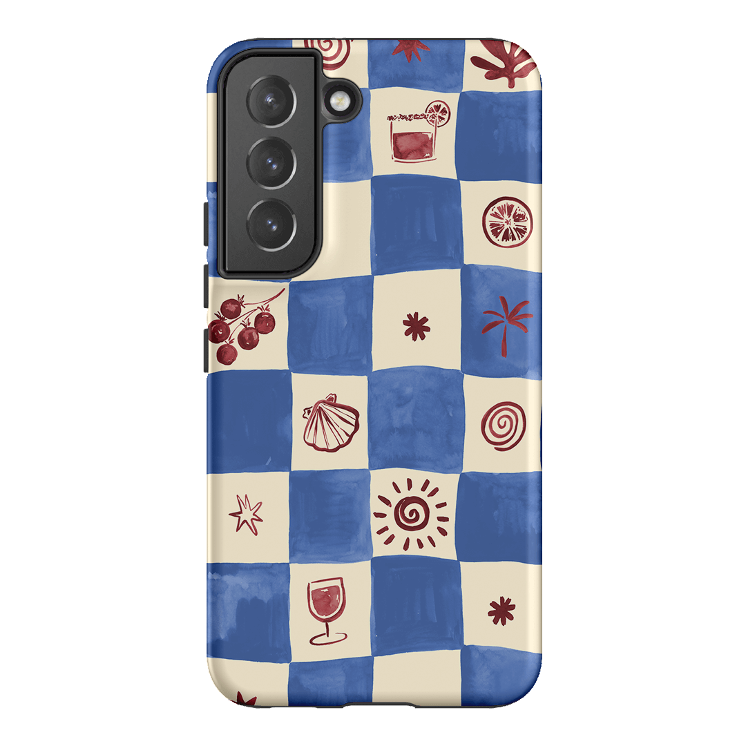 Afternoon Mezze Cornflower Printed Phone Cases Samsung Galaxy S22 Plus / Armoured by Charlie Taylor - The Dairy
