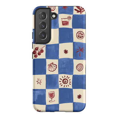 Afternoon Mezze Cornflower Printed Phone Cases Samsung Galaxy S22 Plus / Armoured by Charlie Taylor - The Dairy