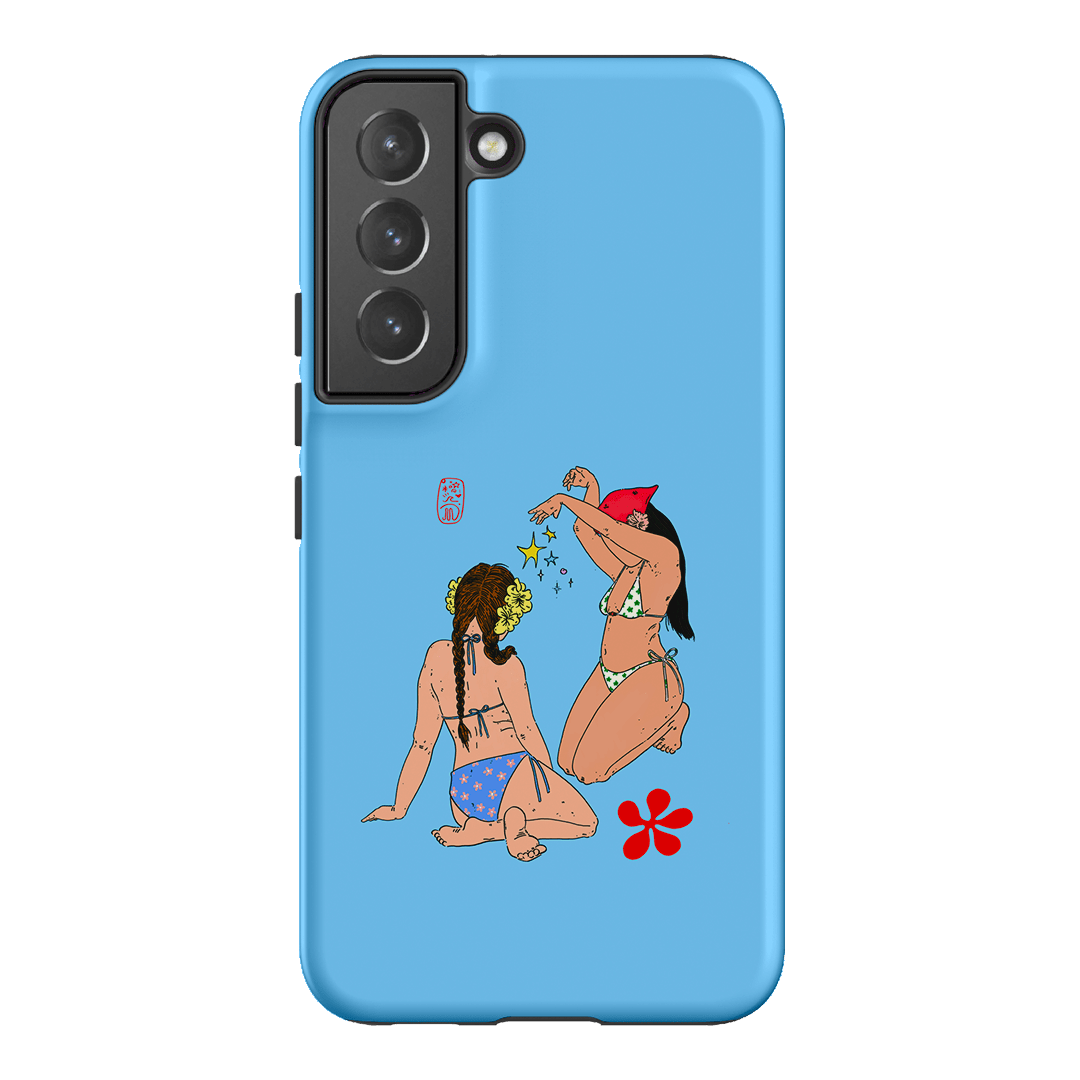 Babe Magic Blue Printed Phone Cases Samsung Galaxy S22 Plus / Armoured by Easty Beasty - The Dairy